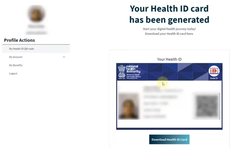 Health ID card