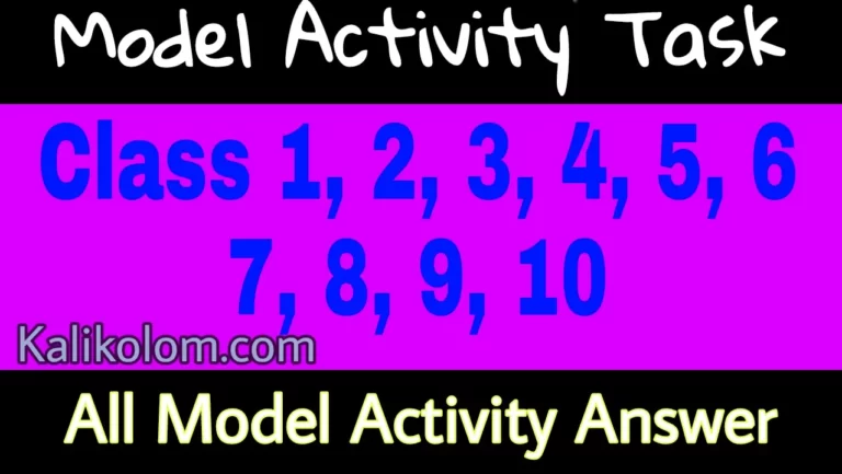 Model Activity Task