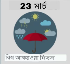 বিশ্ব আবহাওয়া দিবস 2022