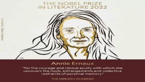 অ্যানি আর্নাক্স সাহিত্যে নোবেল পুরস্কার 2022 জিতেছেন