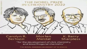Carolyn R Bertozzi, Morten Meldal and K.Barry Sharpless win Nobel Prize in Chemistry