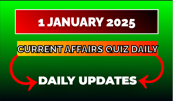 1 January 2025 Current Affairs In Bengali