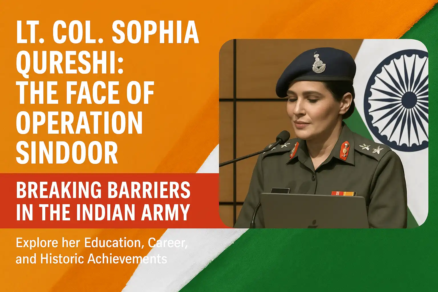 Colonel sofia qureshi biography in bengali