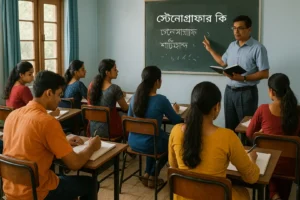 স্টেনোগ্রাফার কি | স্টেনোগ্রাফার এর কাজ কি
