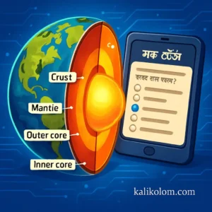 পৃথিবীর অভ্যন্তর ভাগ মক টেস্ট