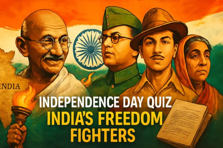 Independence day Quiz In Bengali 2025