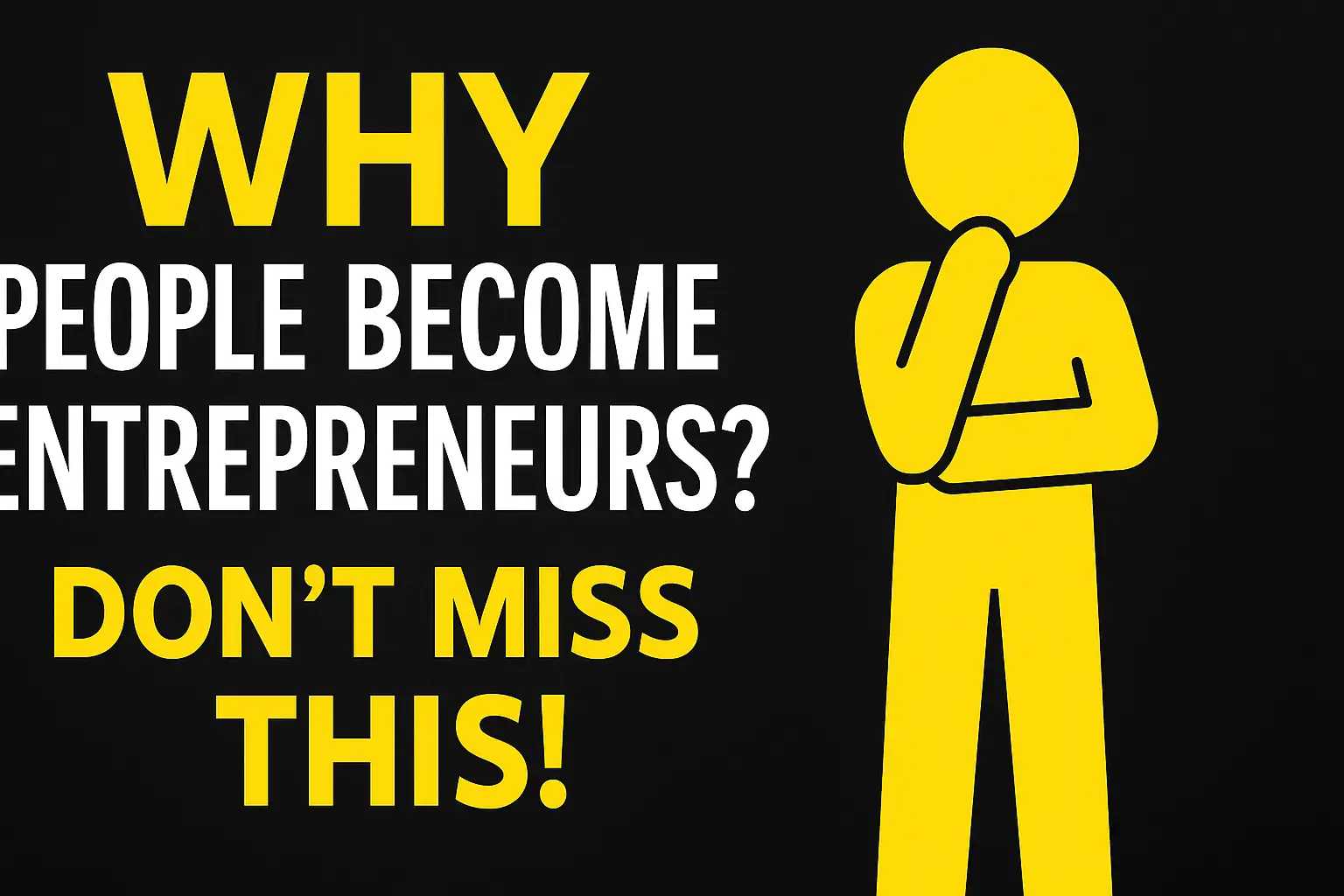 মানুষ উদ্যোক্তা হয় কেন?—কারণগুলো আমাদের জীবনের বাস্তবতা, স্বপ্ন এবং মানসিকতার সাথে গভীরভাবে যুক্ত