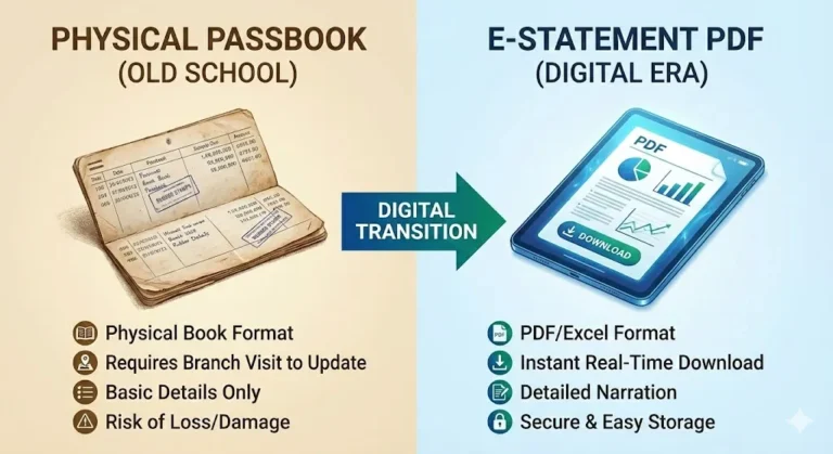 Difference Between Bank Statement and Passbook (তফাৎ কী?)