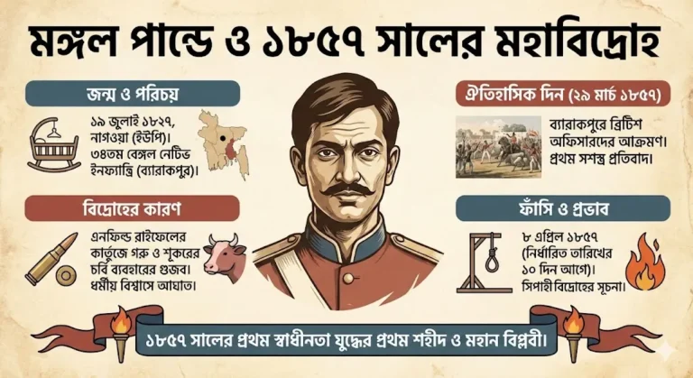 Mangal Pandey Quiz Questions in Bengali