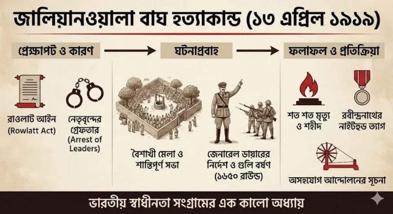 Jallianwala Bagh Incident MCQ in Bengali