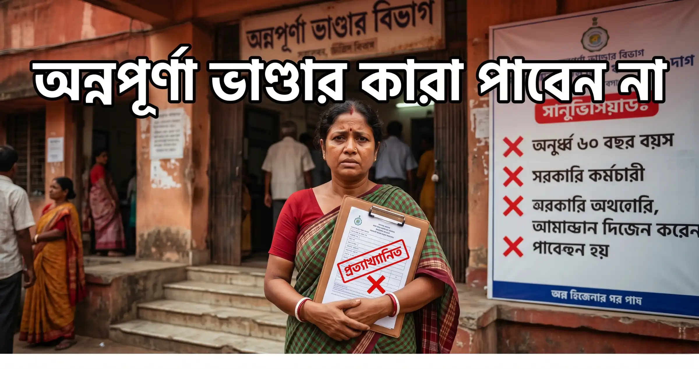 অন্নপূর্ণা ভাণ্ডার পাবেন না
