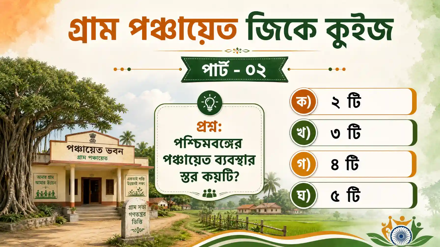 Gram Panchayat GK Quiz in Bengali Part-02