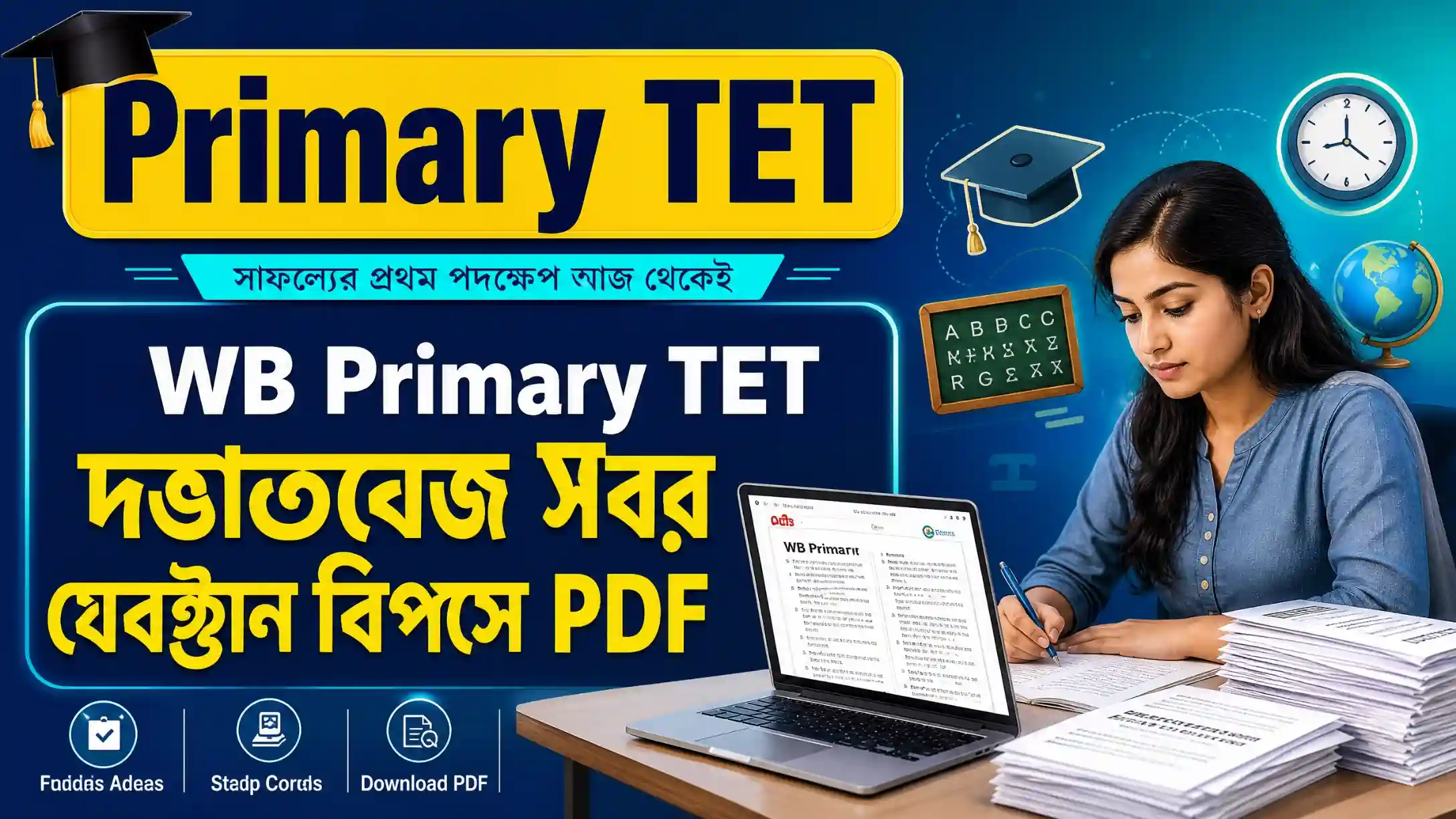 WB Primary TET Previous Year Question Papers PDF | প্রাইমারি টেট বিগত বছরের প্রশ্নপত্র ২০১৩–২০২৬