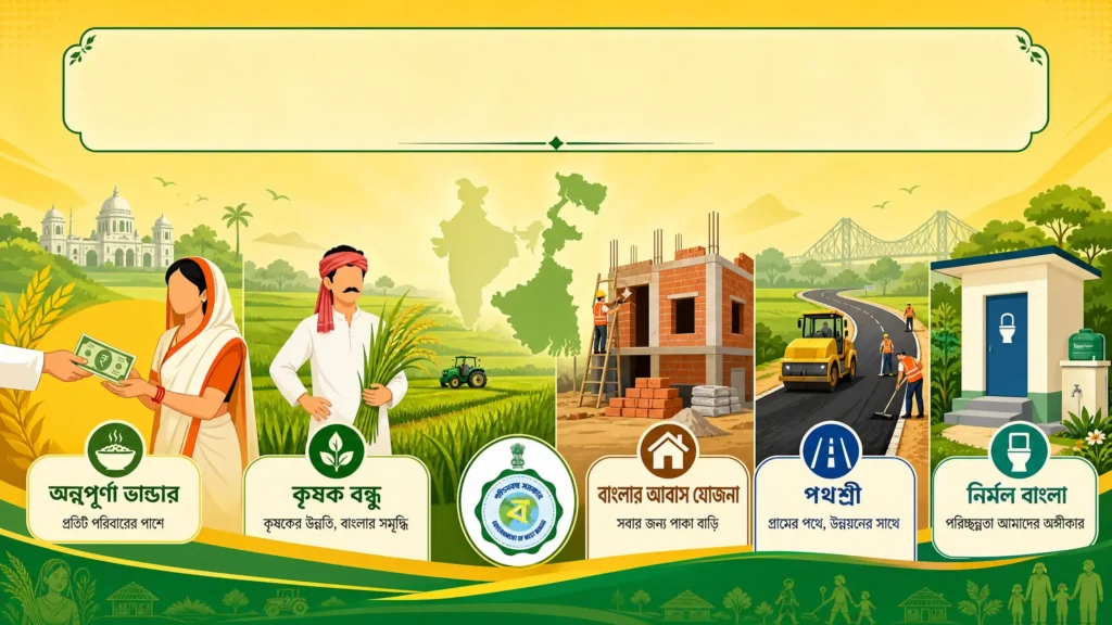 West Bengal Government Schemes List | পশ্চিমবঙ্গ সরকারি প্রকল্প তালিকা ২০২৬