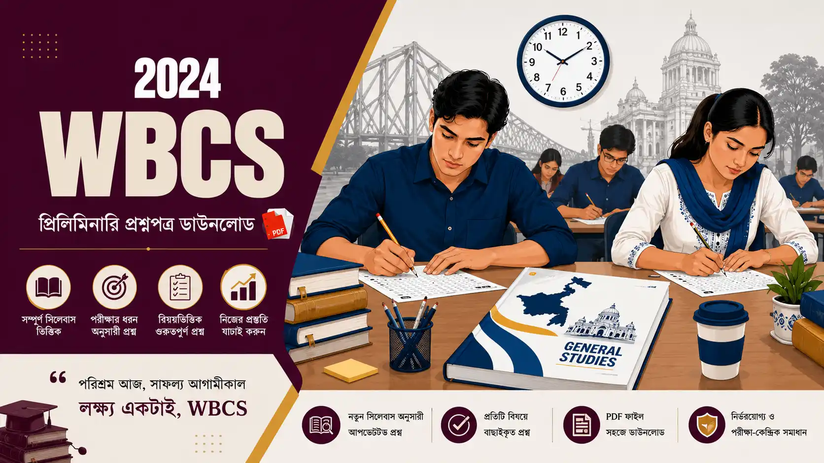 WBCS Preliminary Question Paper 2024 PDF Download (২০২৬ পরীক্ষা)