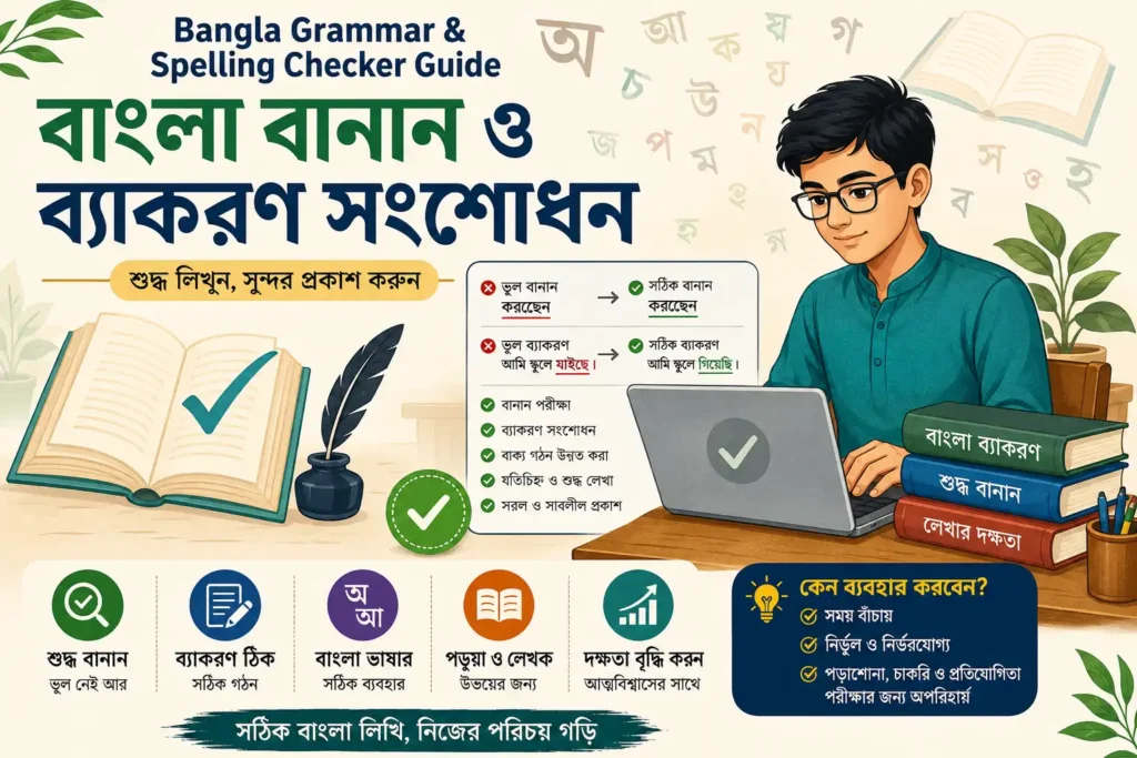 Bangla Grammar & Spelling Checker Guide: বাংলা বানান ও ব্যাকরণ সংশোধন