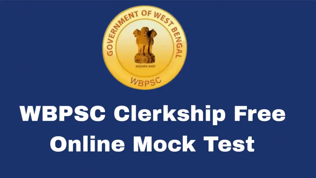 WBPSC Clerkship Free Online Mock Test 2026